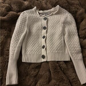 NWOT - MADEWELL BEAUTIFUL Cream Merino Wool-Blend Cardigan